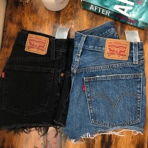 Two Levi’s shorts waist 24